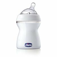 Chicco Natural Feeling detská dojčenská fľaša biela 250ml, od 2m+