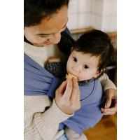 Boba Bliss V2 Hybridný ergonomický nosič a šatka 2v1 pre novorodencov (3,2-16kg) sv. modrá