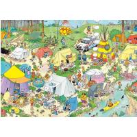 Jumbo Jan van Haasteren Puzzle - Camping in the Forest 1000 dielikov
