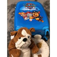 Nickelodeon Detský kufrík na kolieskach veľký, Paw Patrol, modrý, 3r+