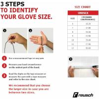 Reusch Attrakt Silver NC Finger Support Brankárske rukavice, čierno/zlaté, veľ. 10,5