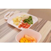 Miniland Dolce  5-dielny set na jedenie pre deti, štvorcový, ružový