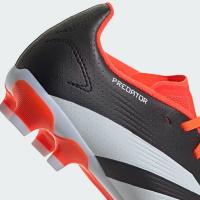 Adidas Predator League L JR MG Detské futbalové kopačky, biela,čierna,oranžová,veľ. 37 1/3