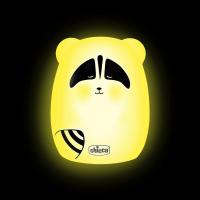 Chicco SOFT LAMP,  Nočné svetielko zo silikónu  - Mýval