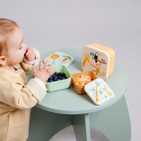 Miniland - Back to school Miniland Sada 3 nádob na jedlo - Džungľa