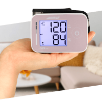 NOVAMA WRIST PRIME Pink zápästný tlakomer s detekciou arytmie a protokolom ESH