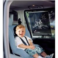 Dreambaby Nastaviteľná roleta do auta s UV filtrom, obojstranná, zebra