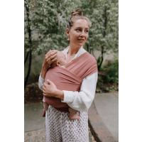 Boba BOBA Wrap Šatka na nosenie detí, špinavo ružová