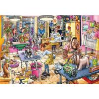 Jumbo Wasgij Puzzle - Pooch Parlor 1000 dielikov