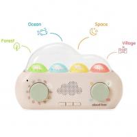 Cloud b CloudBox Hudobný projektor s rozprávkami nemecko - anglická verzia