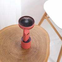 VITAMMY Dream Roto fan,  USB mini stolný ventilátor s otočnou základňou, červená