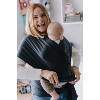 Boba BOBA Wrap Šatka na nosenie detí, organická tmavošedá