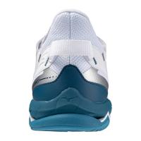 Mizuno Wave Mirage 5 Pánska hádzanárska/halová obuv, biela/modrá, veľ. 43