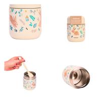 Miniland - Dreamland Miniland Mini termoska na jedlo Dreamland 280 ml - Zajačiky