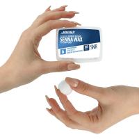 NOVAMA Senna Wax Tvarovateľné voskové zátky do uší na spanie, 6 párov v puzdre