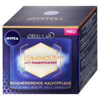 NIVEA Cellular Luminous630 Nočný krém proti pigmentovým škvrnám, 50 ml