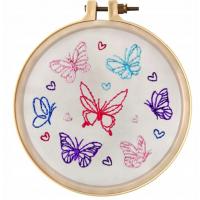 WOW BOX Kreatívna sada na vyšívanie Motýle