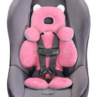 Benbat Body Support– Ergonomická obojstranná vložka do autosedačky a kočíka, 0-12m, ružová