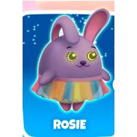 Dream Beams - Svietiaci plyšák/vankúšik, Zajačik Rosie, 18cm