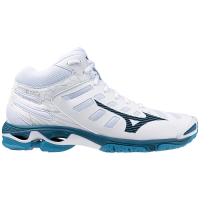 Mizuno Wave Voltage MID Pánska volejbalová obuv, biela/modrá, veľ. 45