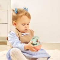 Miniland - zabawki edukacyjne Miniland Mäkké senzorické kocky – Skladacia veža