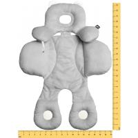 Benbat Body Support– Ergonomická obojstranná vložka do autosedačky a kočíka, 0-12m, šedá