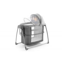 Oyster Home Crib - Fossil, Detská postieľka/kolíska, svetlošedá, 0-1 rok