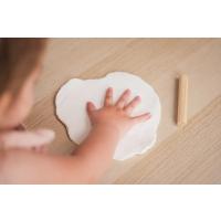 Petit Artichaut Sada na odtlačok, drevený medailón