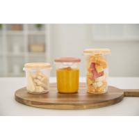 Miniland Valencia Hermeticky uzatvárateľné nádoby na potraviny s lyžičkami, 12x250 ml