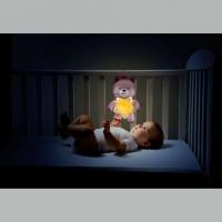 Chicco Goodnight Bear svietiaci medvedík, nočné svetielko, ružové