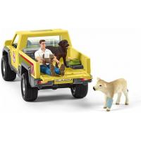 Schleich Záchranné terénne auto s veterinárom