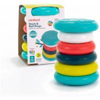 Miniland Skladacia pyramída, Vzdelávacia hračka a triedič pre deti