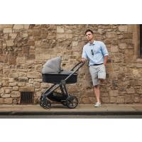 Oyster Gondola do kočíka Zero Gravity / Oyster 3, farba Mercury, strieborné doplnky