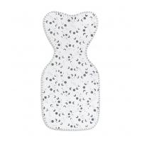 Love To Dream Swaddle UP Zavinovačka-veľkosť XS biela/vesmír - FÁZA1 - 0,2 TOG Bamboo Lite