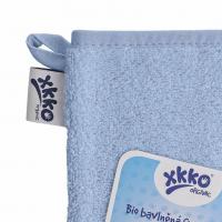 XKKO Organic BIO bavlnená froté žinka - Baby Blue