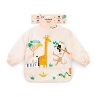 Miniland - Back to school Miniland Podbradník s dlhým rukávom - Džungľa