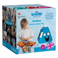 Trunki TeeBee, Prenosný kontajner na hračky, červený