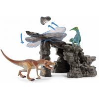 Schleich Dino - set s jaskyňou