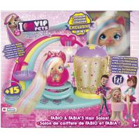 IMC Toys VIP Pets Fabio &amp; Fabia - Hair Salon Playset (kaderníctvo)