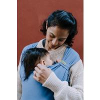 Boba Bliss V2 Hybridný ergonomický nosič a šatka 2v1 pre novorodencov (3,2-16kg) sv. modrá