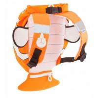 Trunki Paddlepak Nepremokavý Batoh, Klaun Chuckles, oranžová