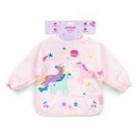 Miniland - Back to school Miniland Podbradník s dlhým rukávom jednorožec