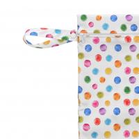 XKKO Nepremokavé vrecko, Veľkosť M - Watercolour Polka Dots