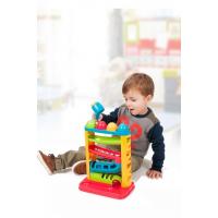 Miniland Farebná dráha s loptičkami a kladivkom, 12m-3r