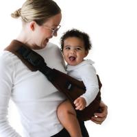 Boba Nosidła Boba Buddy Sling Ergonomický bedrový nosič na bok (8–20 kg), 100% bavlna, hnedý
