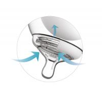 Nanobébé Silikónový cumlík na fľašu Nanobébé - rýchly prietok - 2 ks, od 6m+