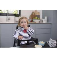 Baby to love BabyToLove Nepremokavý podbradník s rukávmi/ zástera na kŕmenie a tvorenie, Modré pruhy