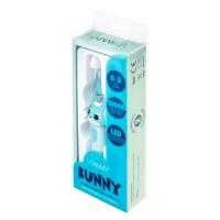VITAMMY Bunny Sonická zubná kefka pre deti s LED svetlom a nanovláknami, 0-3 roky, blankyt