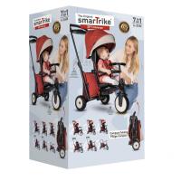Smart Trike Folding Trike STR5 Skladacia trojkolka 7v1, červená-melanž, 9m-3r