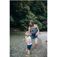 Boba X Detský nosič, denim s potlačou